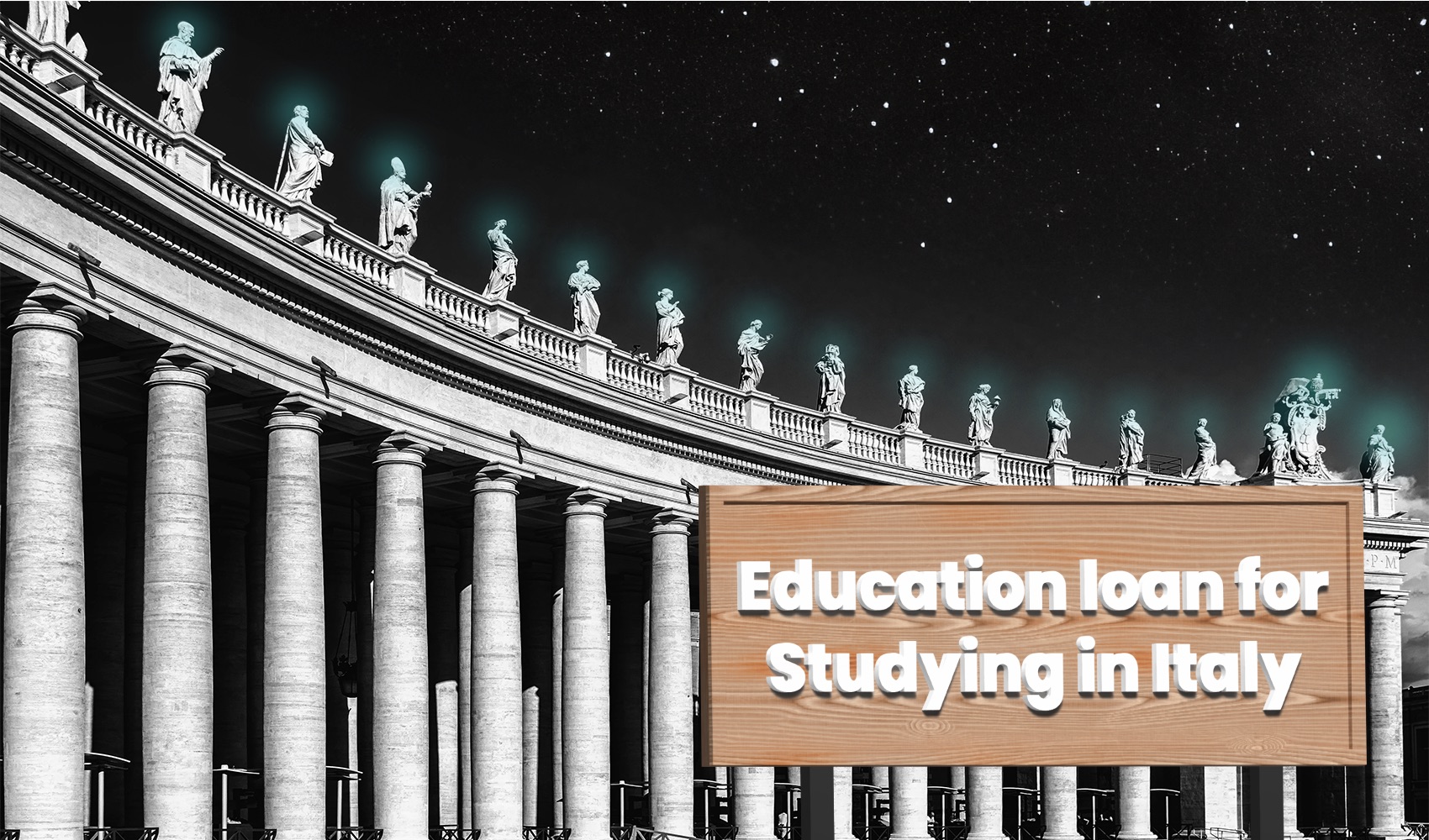 Education loan for studying in italy