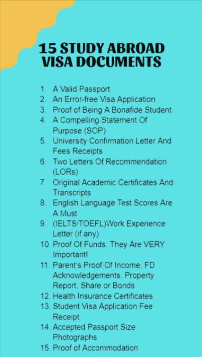 Study Abroad Visa Documents - Your Complete Guide