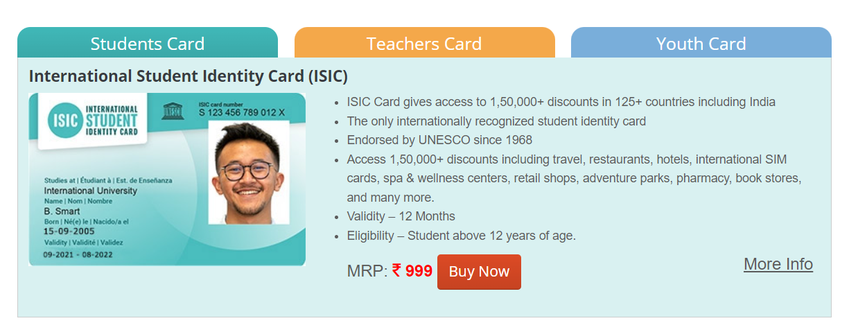 How Much Does The ISIC Card Cost