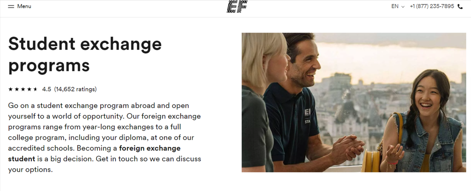 EF Student Exchange Program