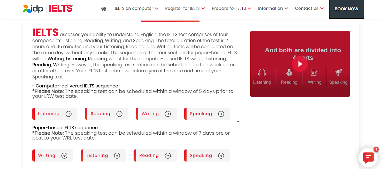 ielts score for ireland