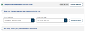 toefl exam dates