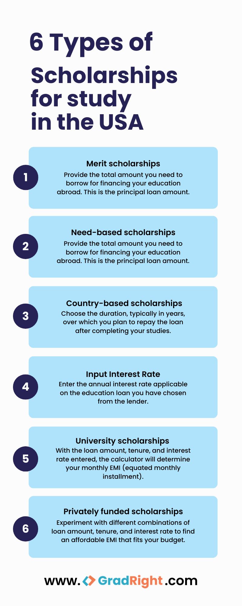 scholarship to study in the USA