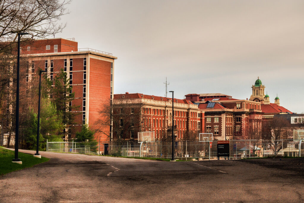 View of  Syracuse University