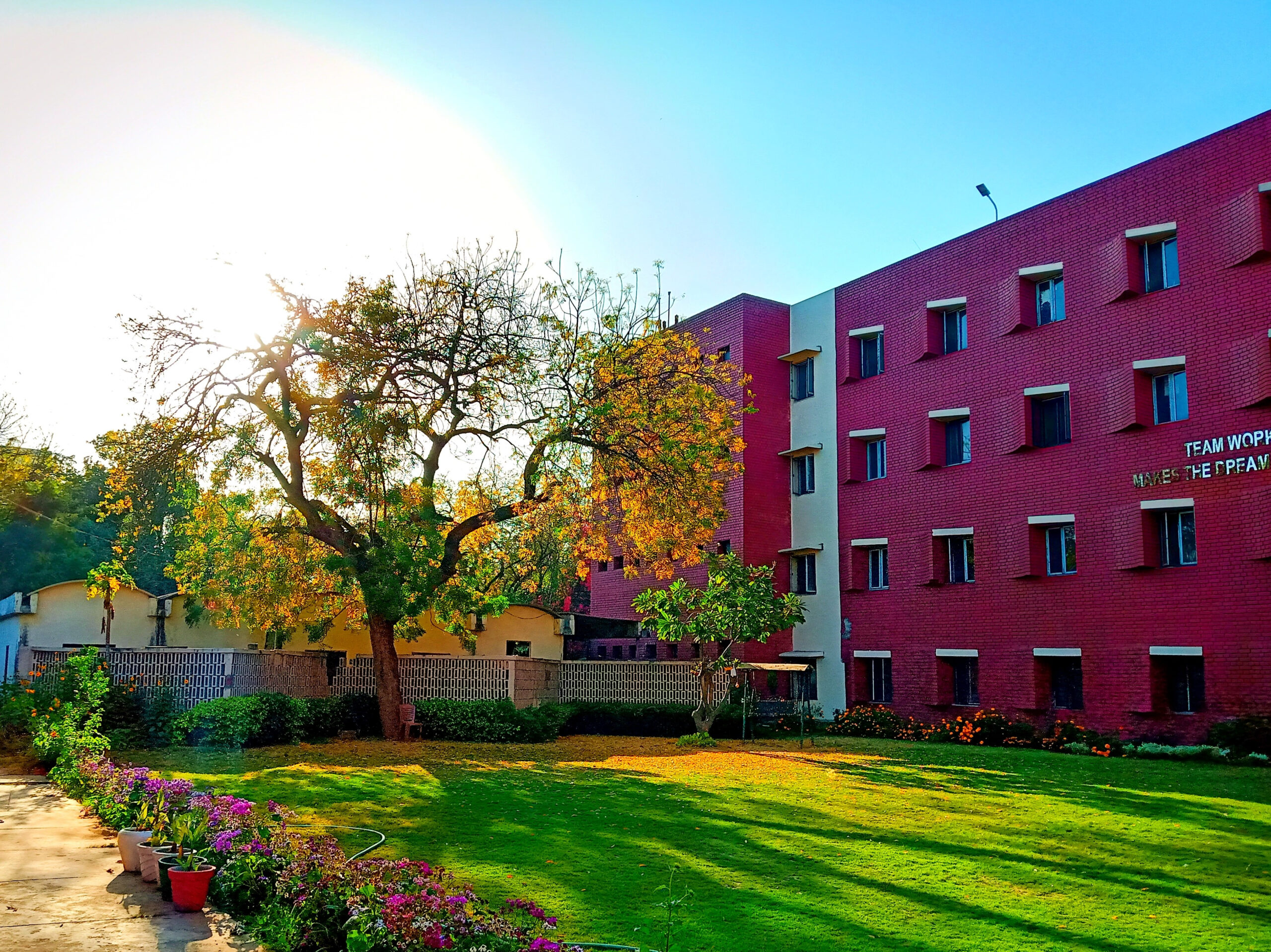 New,Delhi,india-circa,March,2019:,Hostel,Building,In,Iit,Delhi