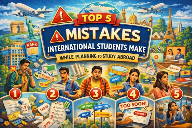 mistakes international students make while planning study abroad