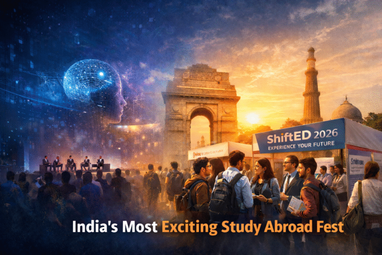ShiftED 2026 Delhi study abroad and education event after AI Impact Summit