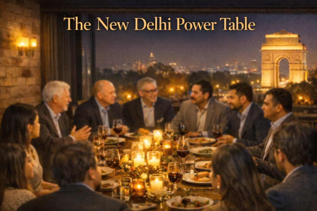 leaders and students at ShiftED 2026 Delhi exclusive networking dinner