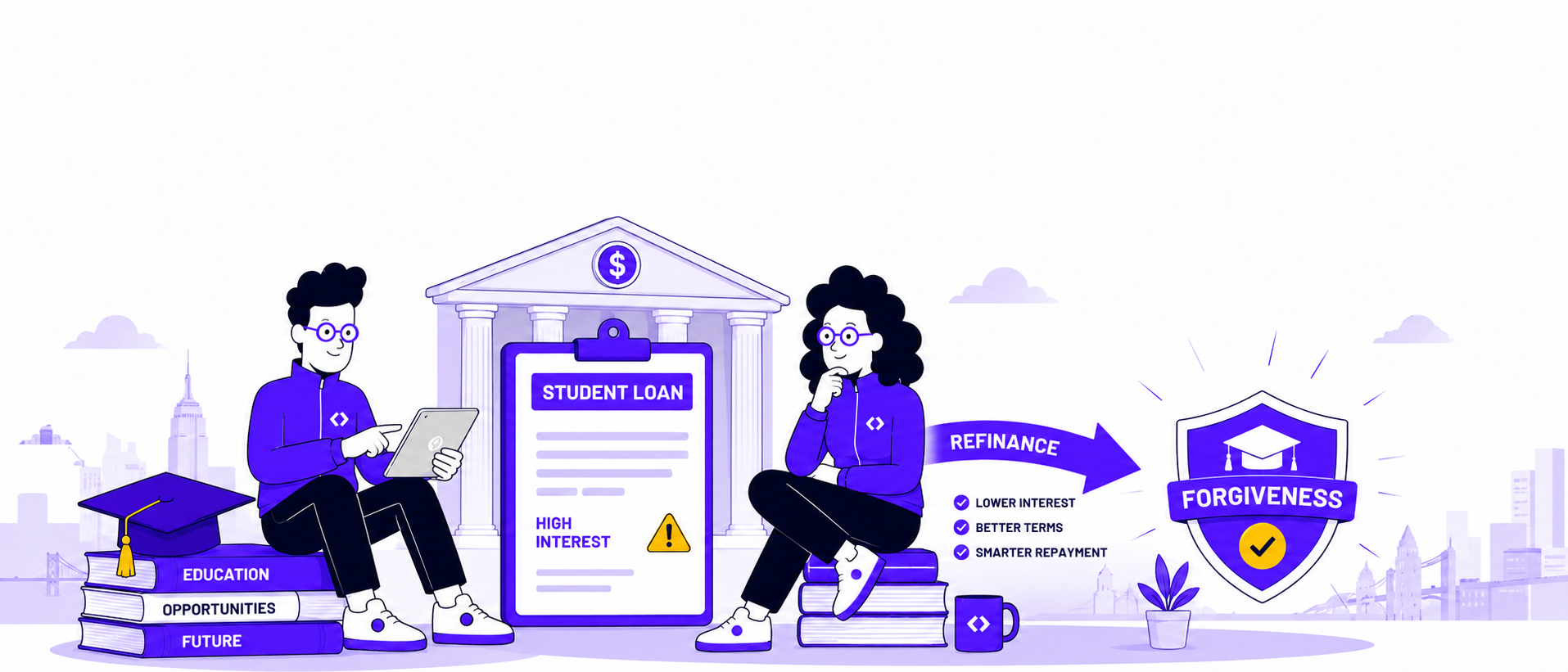 can refinanced student loans be forgiven