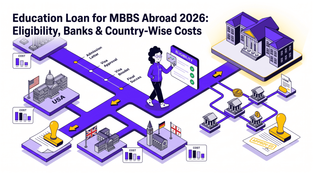 Education Loan for MBBS Abroad 2026 Eligibility, Banks & Country-Wise Costs