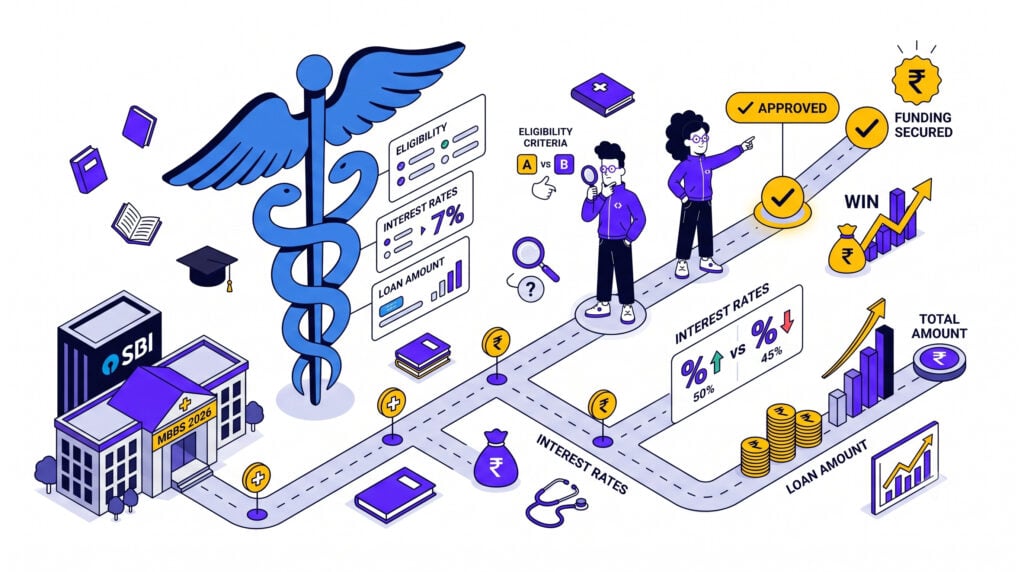 SBI Education Loan for MBBS 2026 Eligibility, Interest Rates & Loan Amount