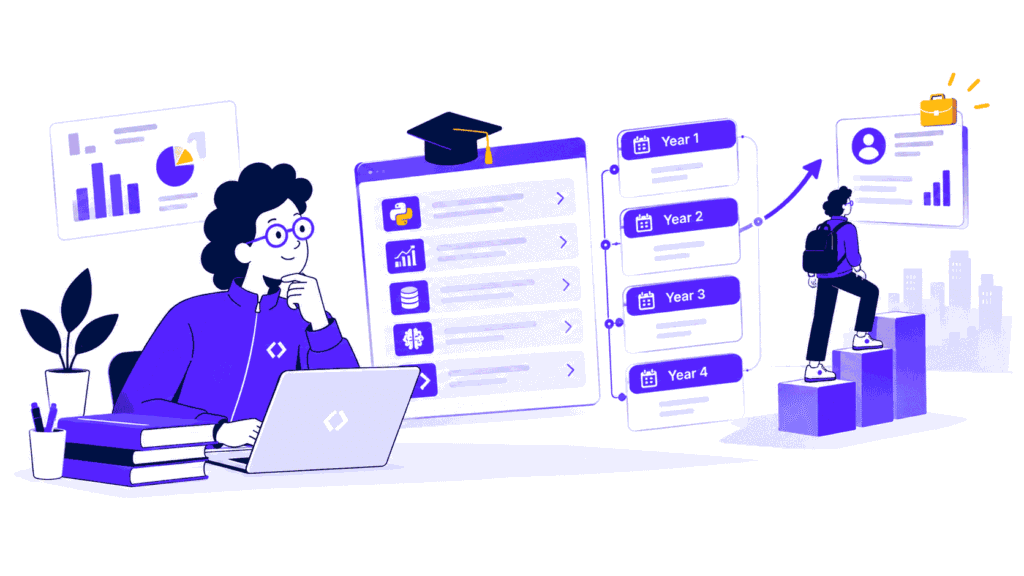 Image illustrating data science courses.
